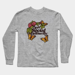 Anti Social Butterfly Long Sleeve T-Shirt